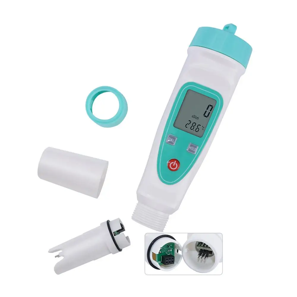 DDB-12L Digital Conductivity Meter EC & Temperature 2 In 1 Water Quality Tester.0-5000us/cm Automatic Compensation | Инструменты