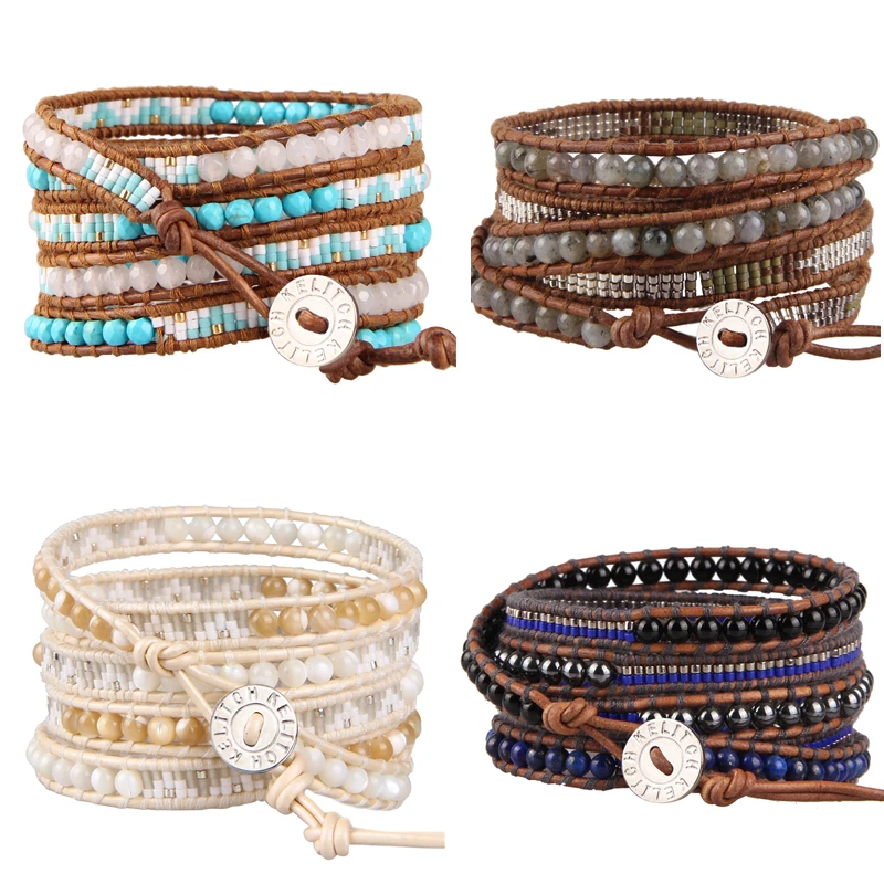 

Kelitch New Miyuki Bracelets Beaded Boho Jewelry Gift For Women Men Girlfriend Boyfriend Decorations For Girls Runes Friendships