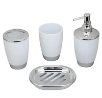 household accessories for bathroom toothbrush holder soap dispenser bottle bath accessory set 4pcskit bathroom accessories