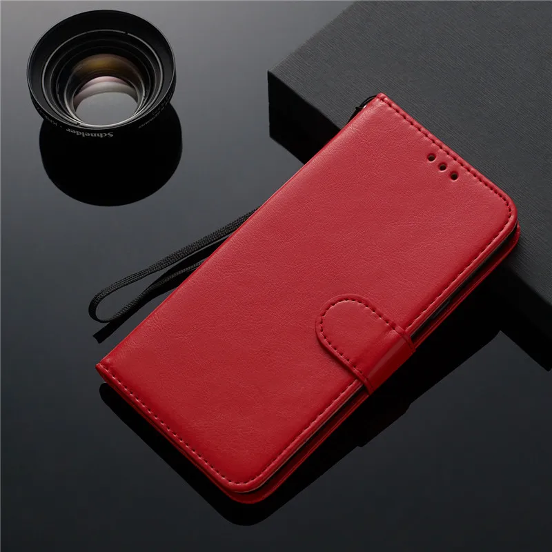 Red Для Xiaomi Redmi 7A чехол Redmi7a силиконовый чехол для задней панели Redmi 7a кожаный чехол-книжка для Xiomi Xiaomi Redmi 7A A7 чехол для телефона s - Цвет: Red