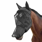 Маска для защиты лошадей SMLXL, дышащая сетчатая маска с закрытыми ушами для лошадиCob, легкая, дышащая