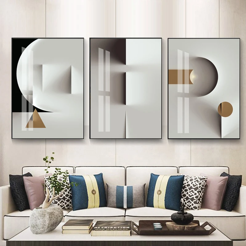 

Abstract Geomertric Wall Art Canvas Modern Picture for Home Design Room Decoration Painting for Interior Frameless Prints