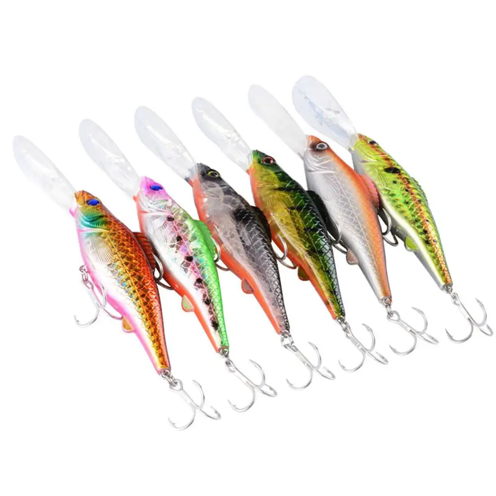 

Fishing Lures 12.6cm/14.76g Minnow Floating Plastic Simulation Hard Bait ABS Plastic High Quality Fishing Lure 5 Colors