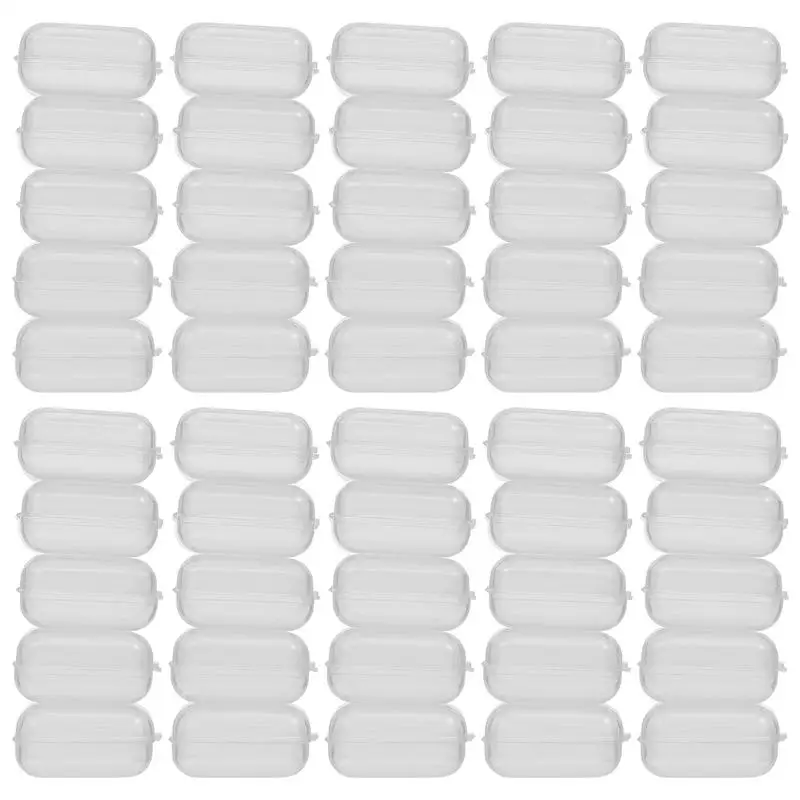 

100 шт., пластиковые органайзеры для украшений