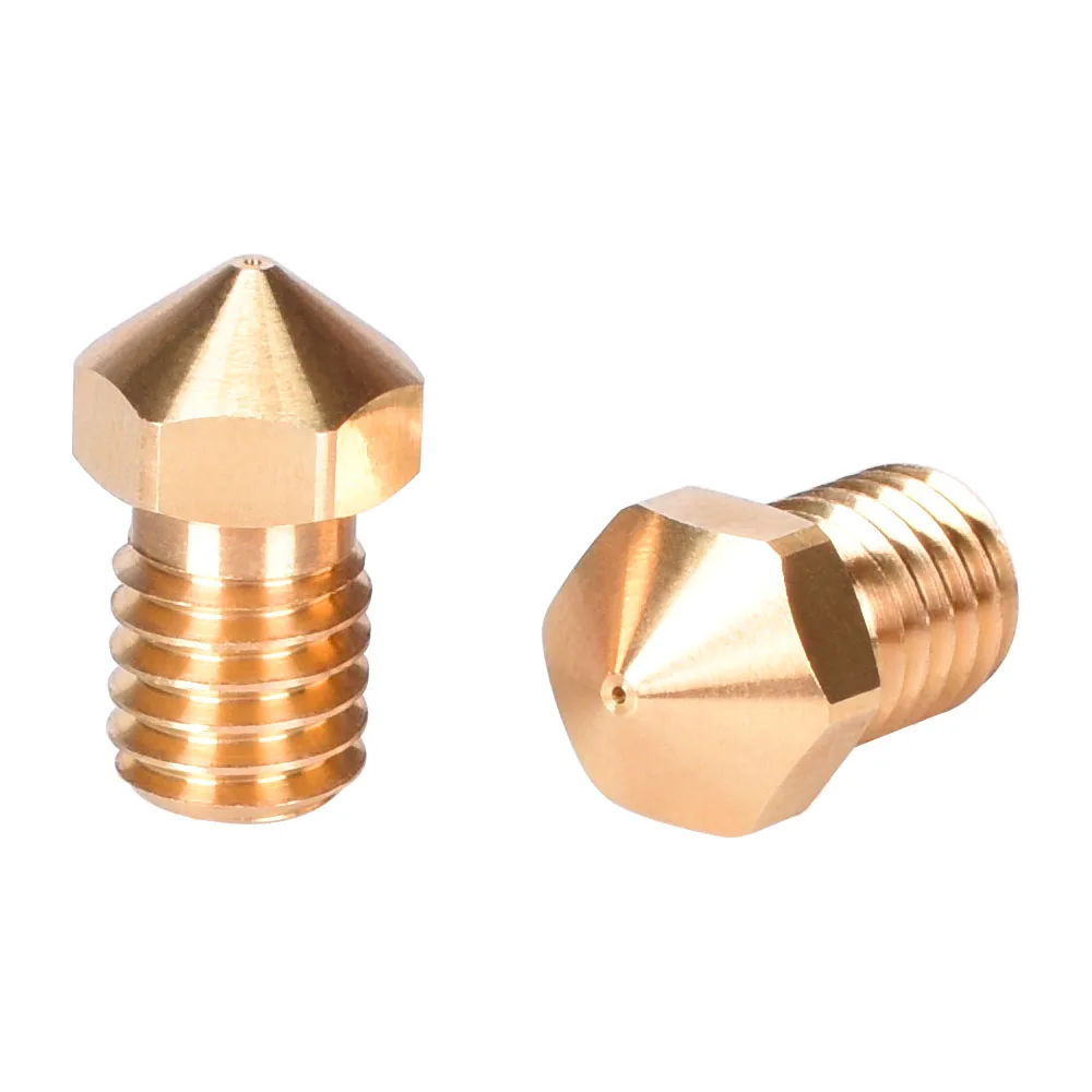 Высокое качество V6 сопло латунь M6 1,75/3,0 мм нити к V6 J-head Hotend экструдер E3D V6 сопло 3d принтер запчасти для Ender 3