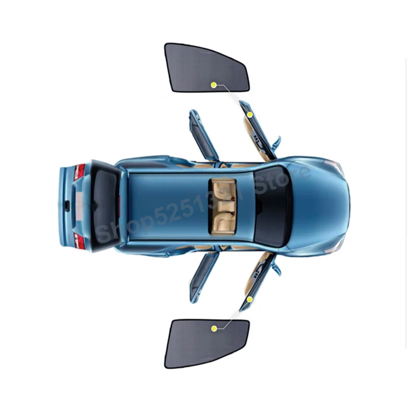 2pcs front window Магнитный держатель двери козырек от солнца Автомобильная Солнцезащитная шторка для автомобиля VOLVO V40 V60 XC60 2008-2012 2013 автомобильные аксессуары - Цвет: 2pcs front window