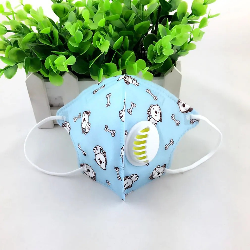 Нетканая ткань PM2.5 фильтр рот Маска дыхательный клапан анти дымка одноразовая