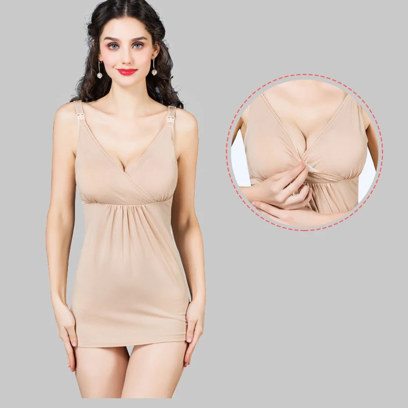 Женское платье для кормления Пижама беременных и одежда сна кормящих матерей