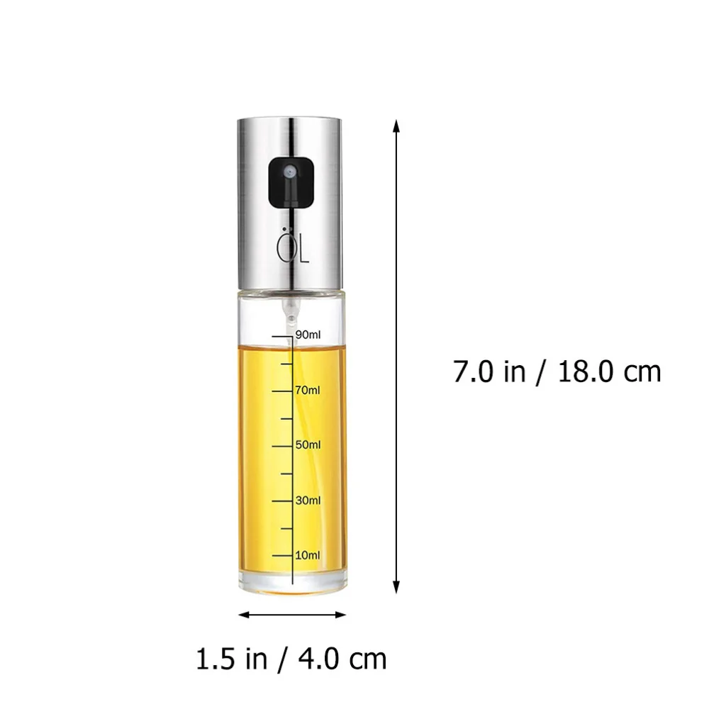 

1 Set Push Type Oil Sprayer Oil Container Oil Storage Bottle (Assorted Color)