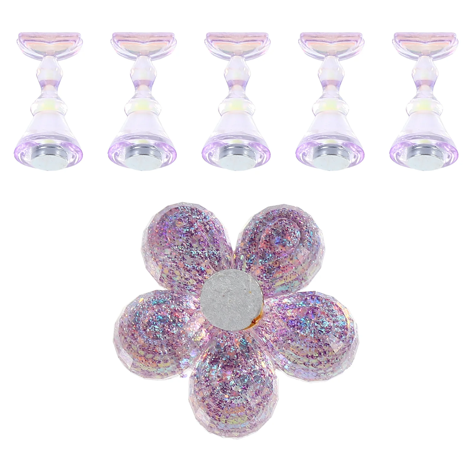 

1 Set Nail Art Practice Base Nail Support Holder Nail Art Practice Rack