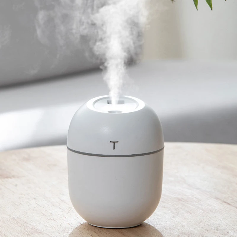 

Mini Home Car Mist USB Humidifier 200Ml Water Tank Quiet Bedroom Air Humidifier