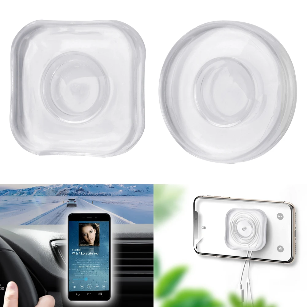 

Universal Magic Nano Stickers No Trace Magic Nano Casual Paste Rubber Pad Wall Stickers for Kitchen Car Phone Holder Gel