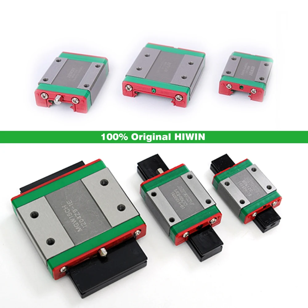 Линейная направляющая HIWIN MGN9 100 150 200 250 300 350 400 450 мм блок MGNR9 MGN9H для 3D-принтера