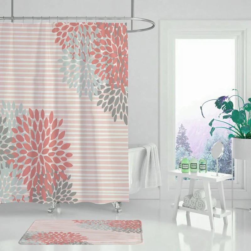 Водонепроницаемая занавеска для душа экрана в ванную комнату товары украшения