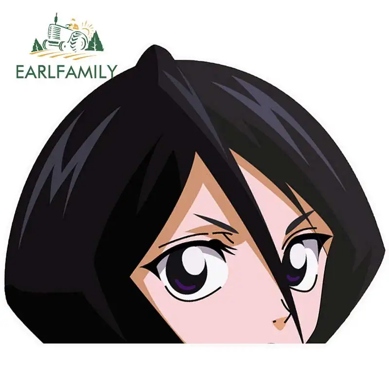 

EARLFAMILY For Bleach Car Stickers Motorcycle Decal Anime Waterproof 3D Creative Windshield Refrigerator Longest Side Is 13cm