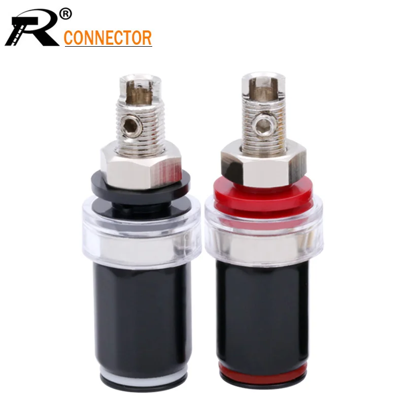 10 шт. без припоя Кристальный терминал 50 мм чистая медь никелированный клеммный