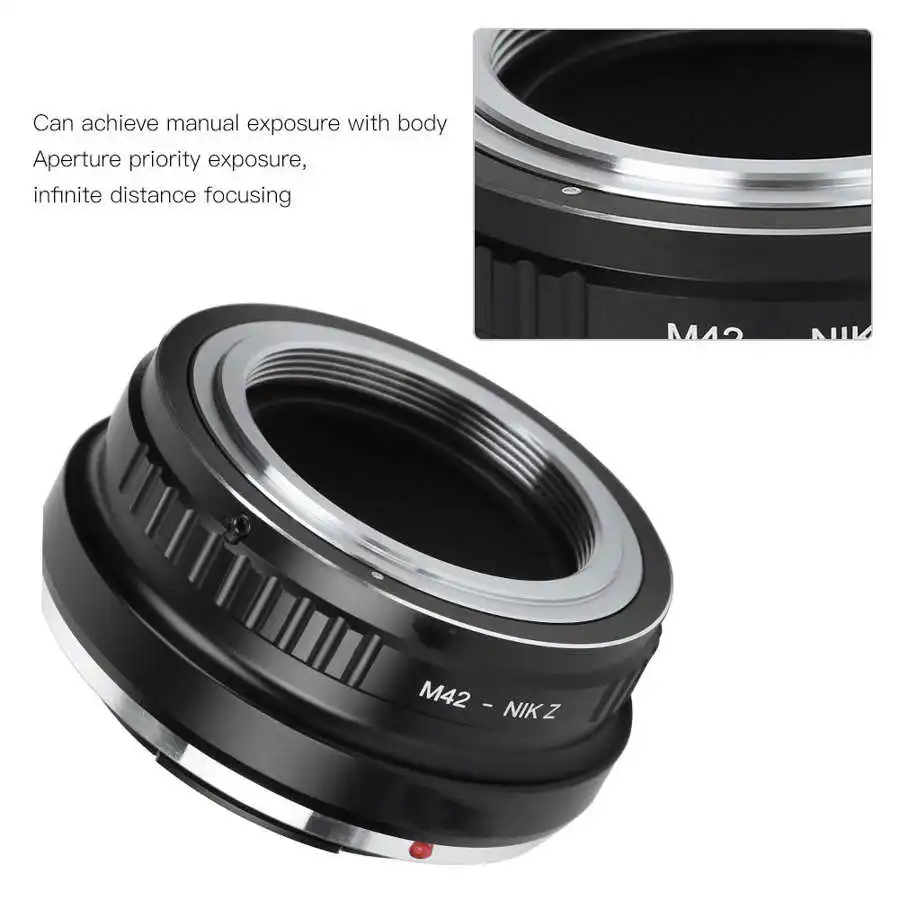 Кольцо-адаптер для объектива Fikaz из алюминиевого сплава крепления M42 на Nikon Z