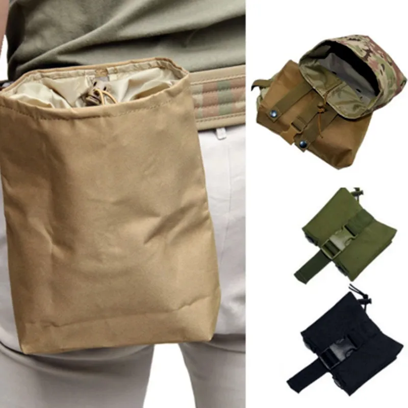 

Military Outdoor Foldable Tactical Pouch Hunting Airsoft Gun Ammo EDC Bag Bullet Recovery Mag Hunting Gear Storage Bag