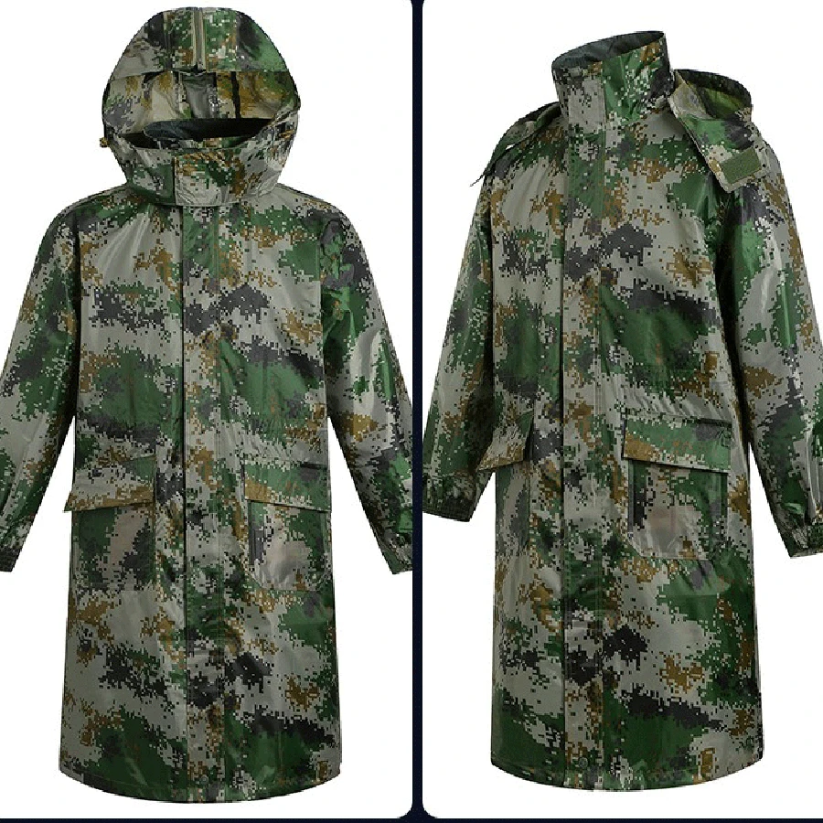 Мужские Длинные Стильные комбинезоны водонепроницаемые резиновые пончо