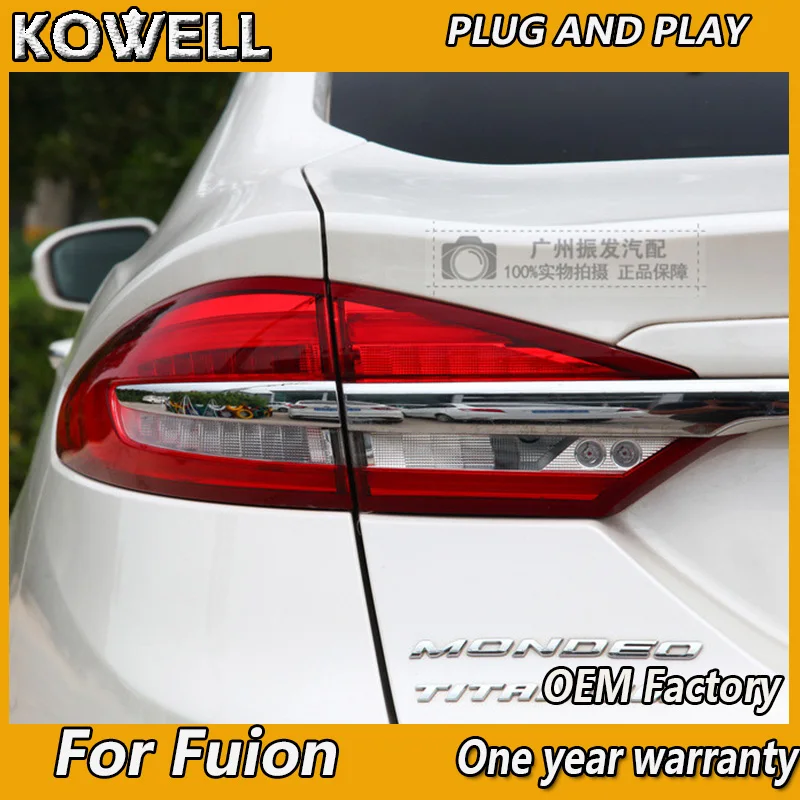 KOWELL автомобильный Стайлинг для Ford Mondeo Fusion задние фонари 2017 2018 2019 светодиодный |