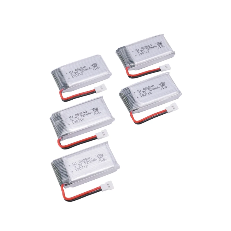 4/5/6 шт. 3,7 V 720mAh литий-полимерный Батарея с Зарядное устройство 802540 для Syma X5C X5SC Skytech M68 MJX X705C яде A8 A9 Feiyue 328 радиоуправляемая модель