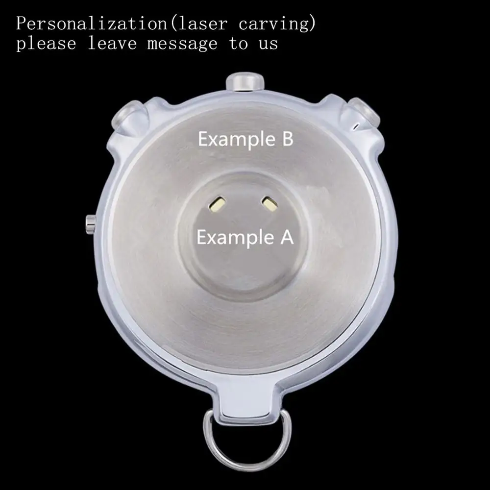 Металлический светящийся цифровой секундомер игра выделенная область бег спорт