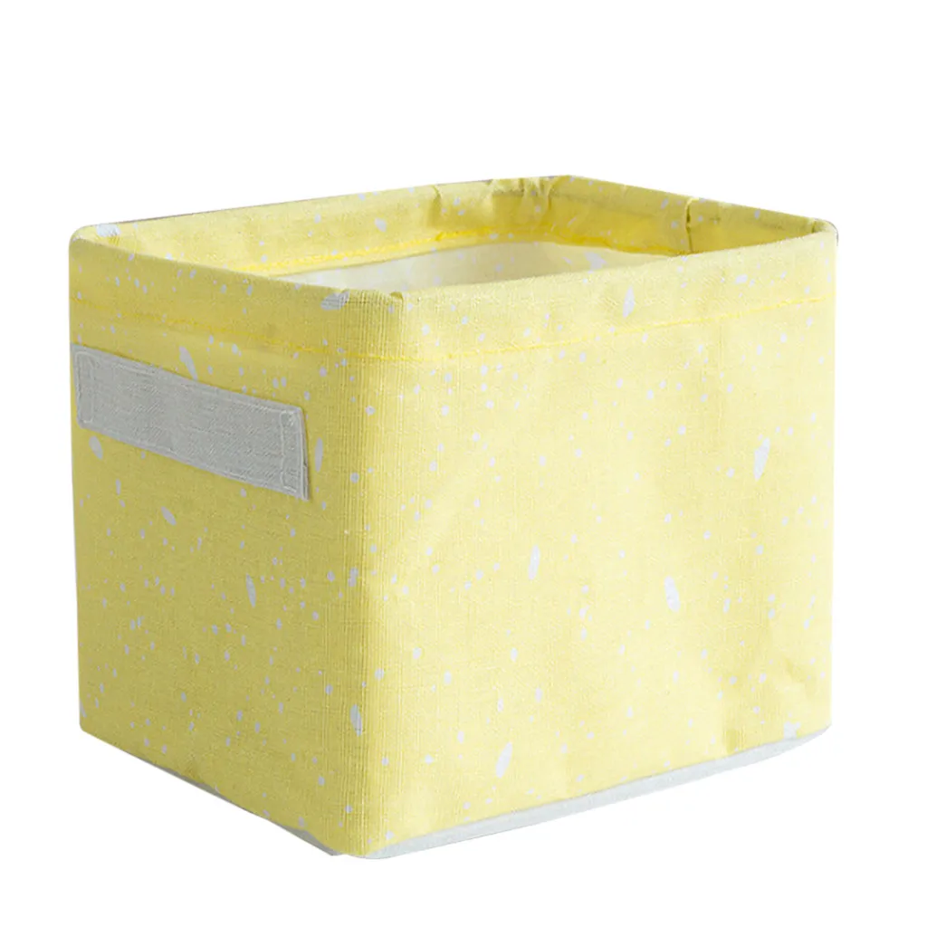 Складной ящик для хранения из хлопчатобумажной льняной ткани настенный шкаф