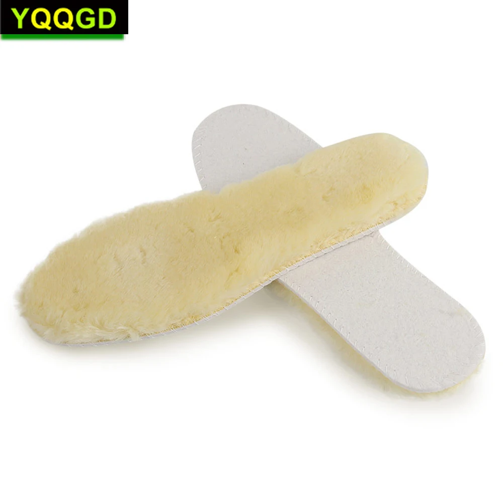 1 пара женских стелек из искусственной шерсти очень теплые удобные стельки