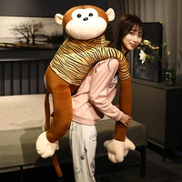 80 160cm new product naughty funny proboscis monkey plush doll cute cartoon animal monkey pillow girl big pillow soft filling