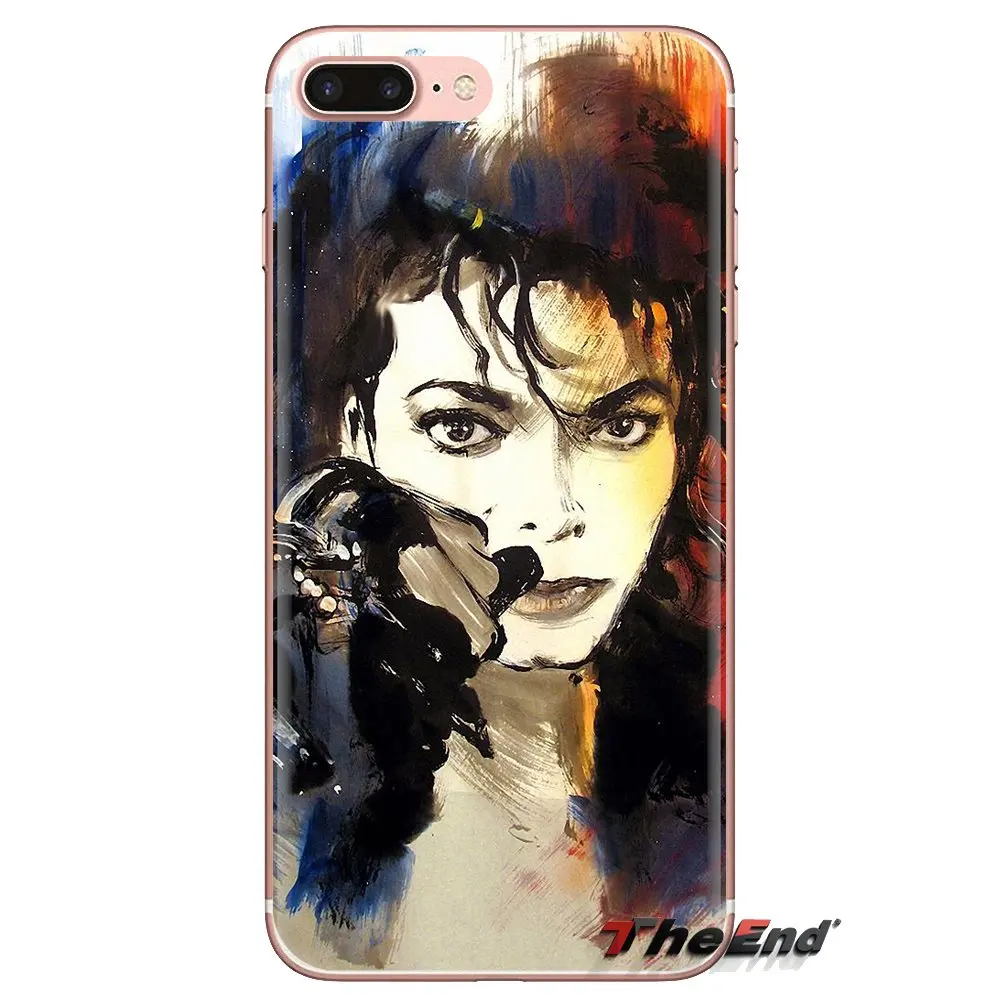 Легенда Майкл Джексон MJ King для samsung Galaxy S2 S3 S4 S5 мини S6 S7 край S8 S9 Plus Note 2 3 4 5 8 Coque Fundas