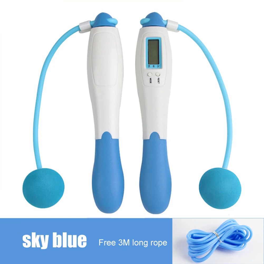 

Multi-function Equipment for Exercise DigitalCounting Ropeless Jump Rope withCalories Counter Fitness Skipping Rope