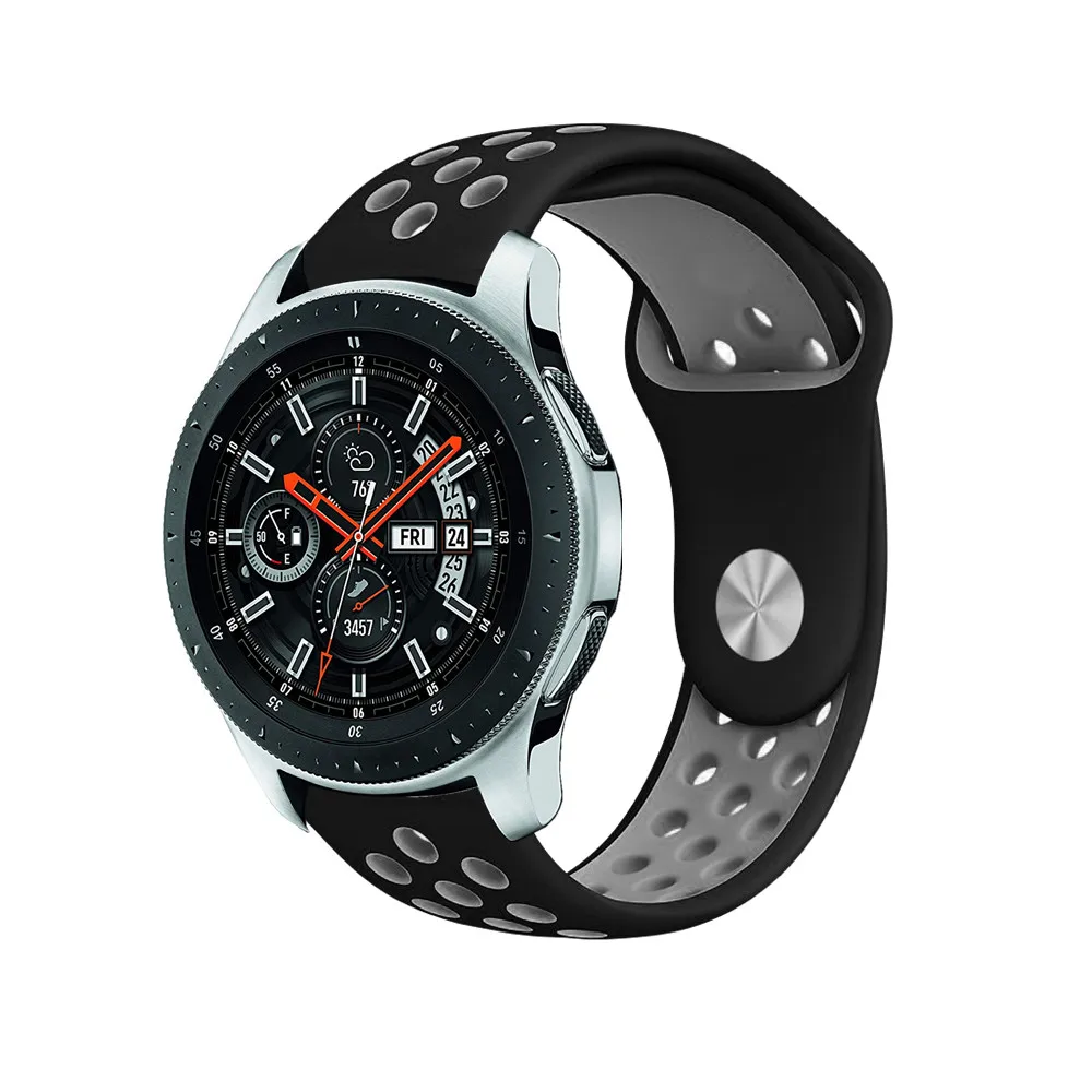22 мм 20 Huami ремешок для samsung gear Sport S2 S3 Galaxy Watch active 42 46 силиконовый Pebble Time huawei gt 2 |