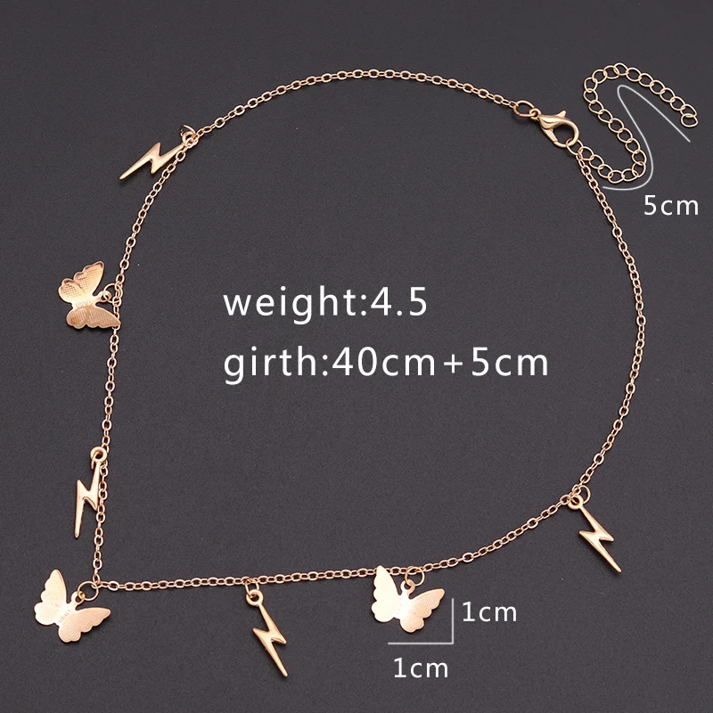 Женская цепочка с подвеской-молнией из металлического сплава | Украшения и