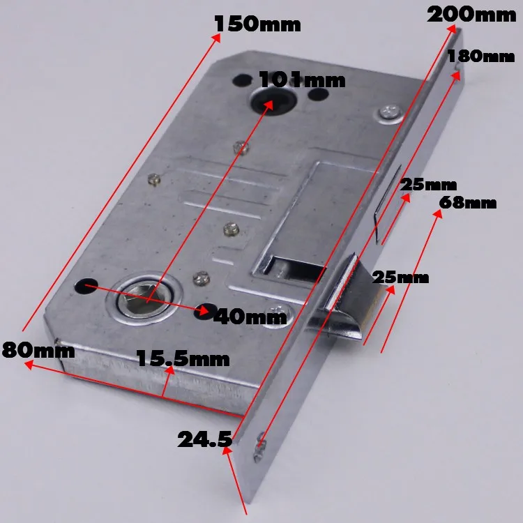 

Fire Escaping Door Lock With Handle Pull 35-55mm Door Thickness