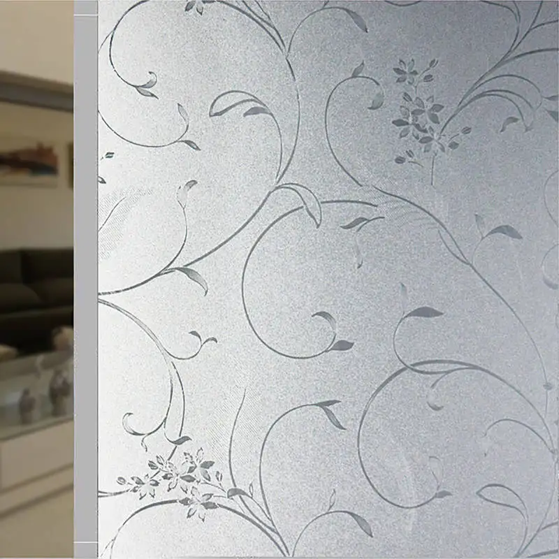 Статическая липкая матовая ПВХ пленка для оконного стекла самоклеящаяся без