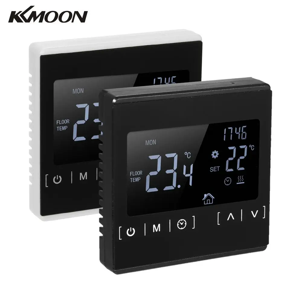 ЖК дисплей сенсорный Экран термостат Электрический пол Система нагрева воды