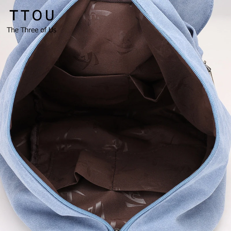 TTOU женский модный холщовый рюкзак повседневный дорожный Новое поступление