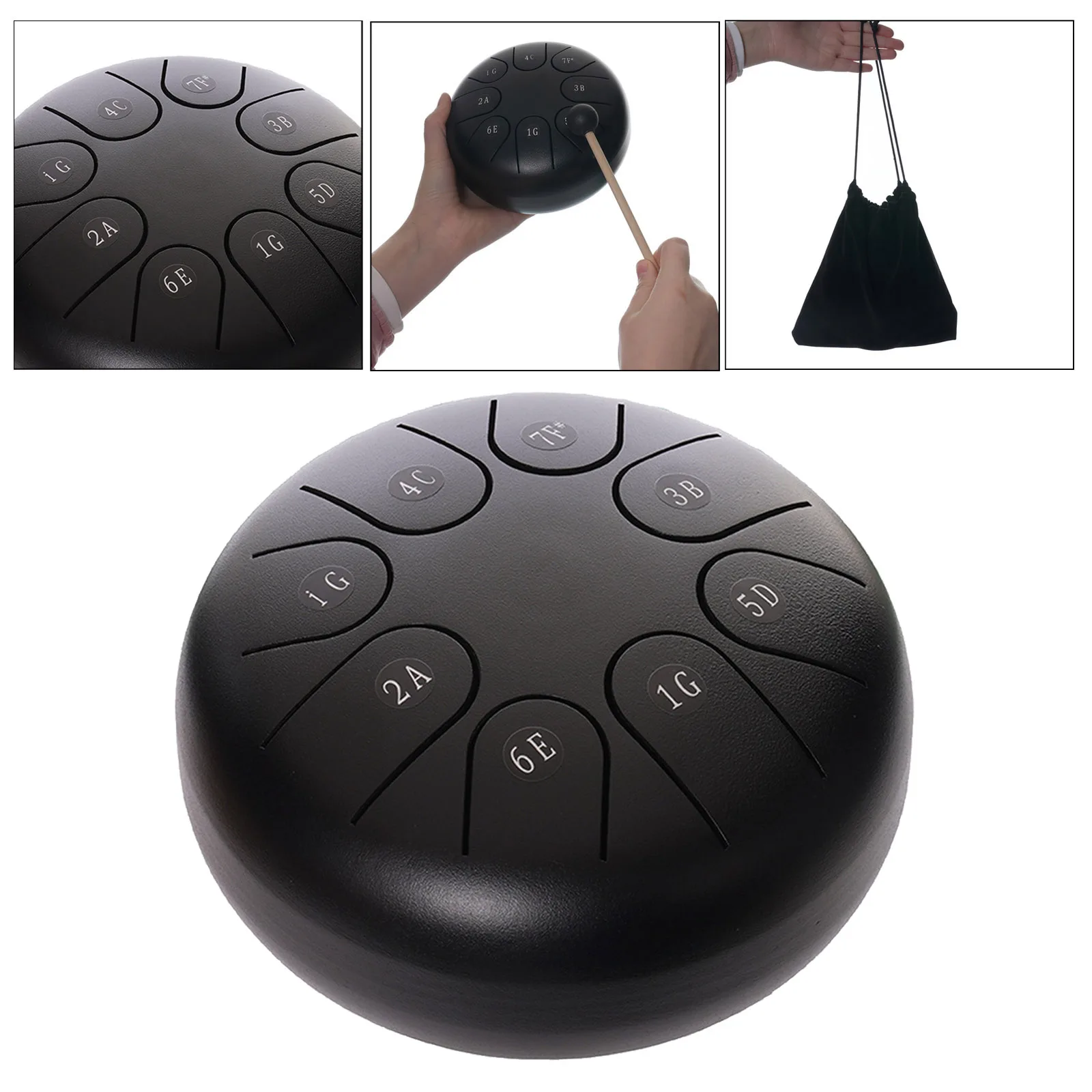 Стальной барабан для язычка ключ G и дорожная сумка музыкальная книга подарок