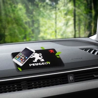 car anti slip mat pvc phone holder storage pad silicone interior dashboard for peugeot 107 108 206 207 308 307 407 508 2008 3008