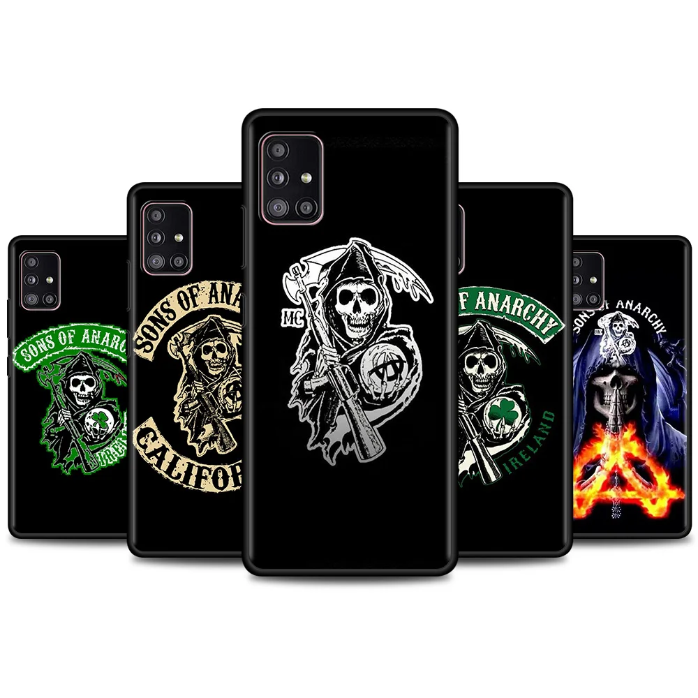 Окрашенный в США телевизор sons of анархии для Samsung Galaxy A51 A12 A21s A71 A52 A31 A32 A02s A72 A11 A41 A22 A01