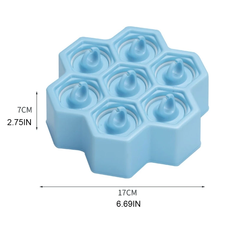 

Silicone Freezer Lolly Moulds Kitchen Tools Molds Yellow 7 Grids DIY 124E