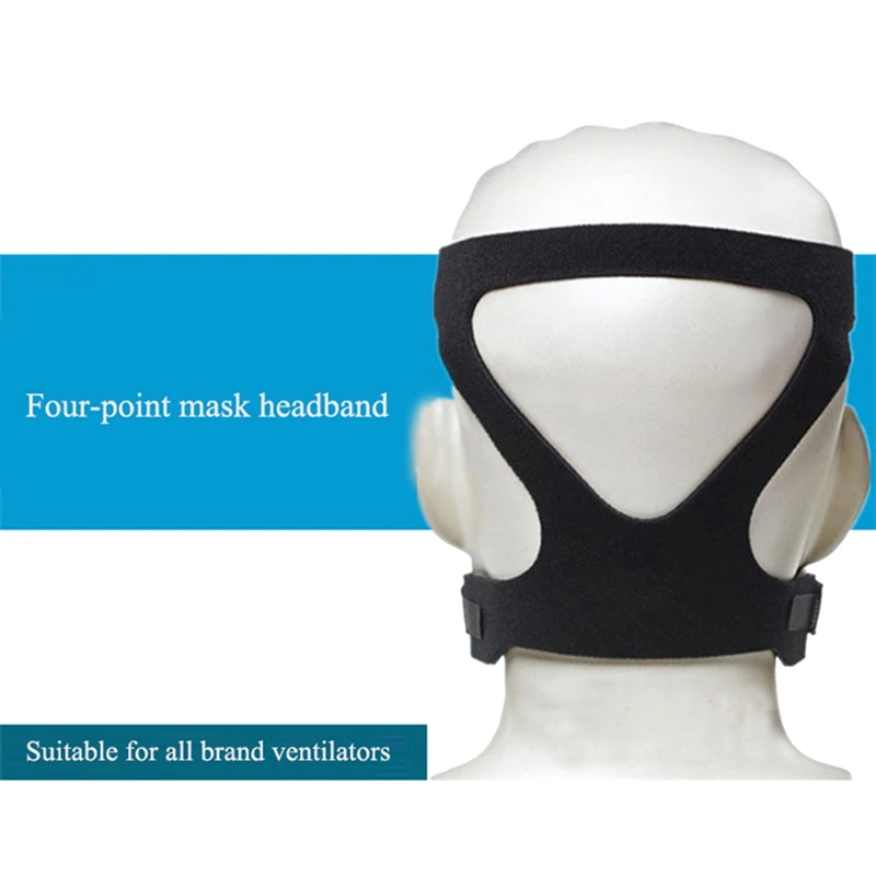 2X Universal CPAP Mask Headgear Strap for ResMed Mirage Series Respironics (Headgear Only) | Chemical Respirator