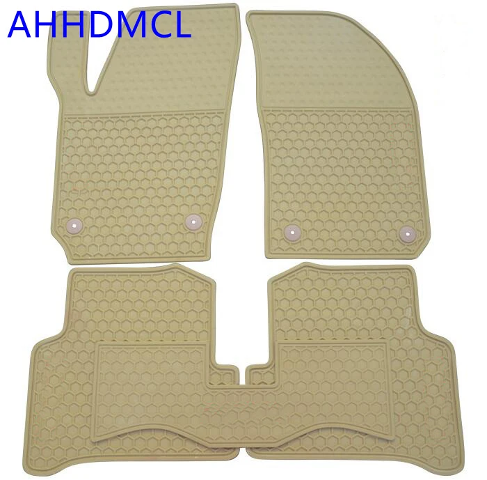 Резиновые коврики для автомобиля Противоскользящие ног на заказ подходят Skoda Fabia