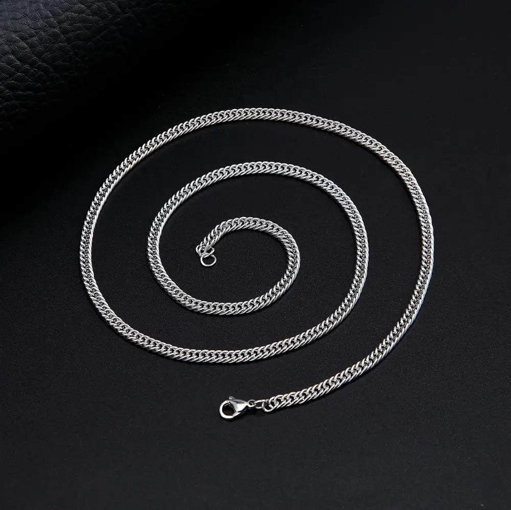 Колье-чокер мужское/женское из нержавеющей стали 3-6 мм | Украшения и аксессуары