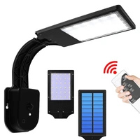 4 modes remote control outdoor solar lights ip65 waterproof solar lamp garden yard garage lighting