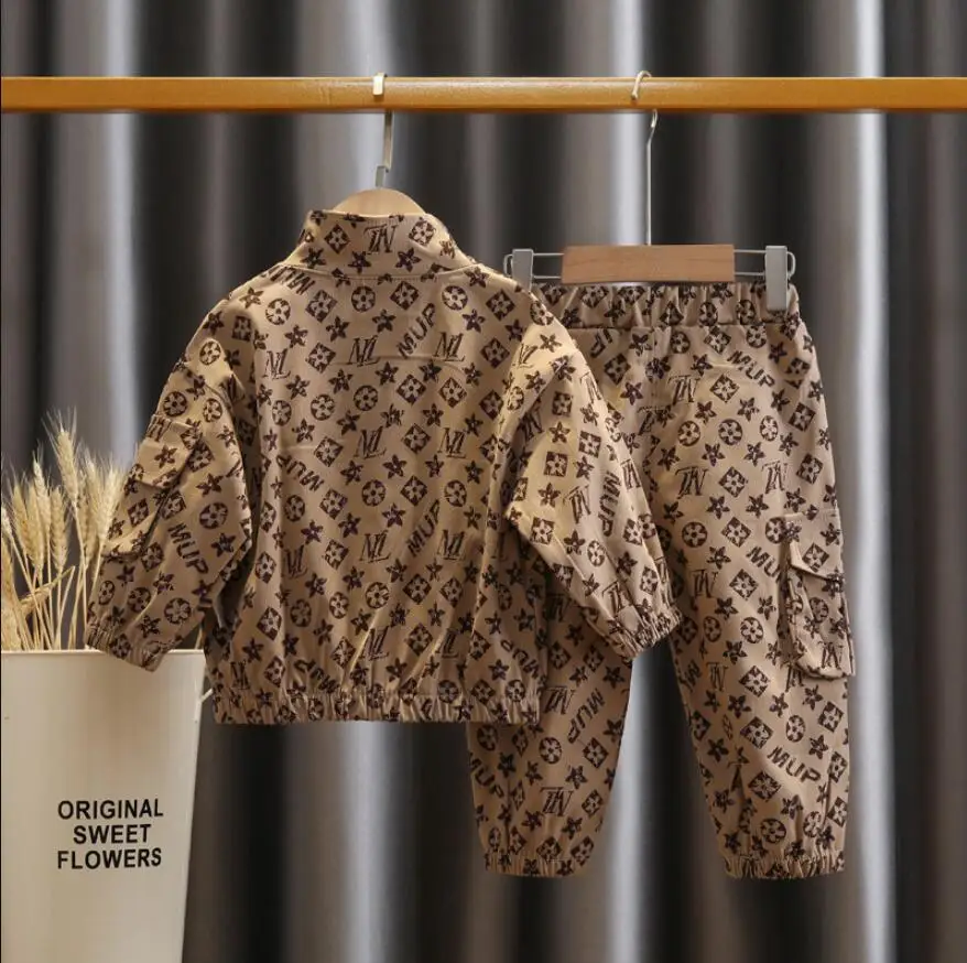 

2021 Brand Baby Boy Clothing Suits Autumn Baby Girl Clothes Set Spring Kids Outfits Set Children Suit Sweatshirts+Sports Pants