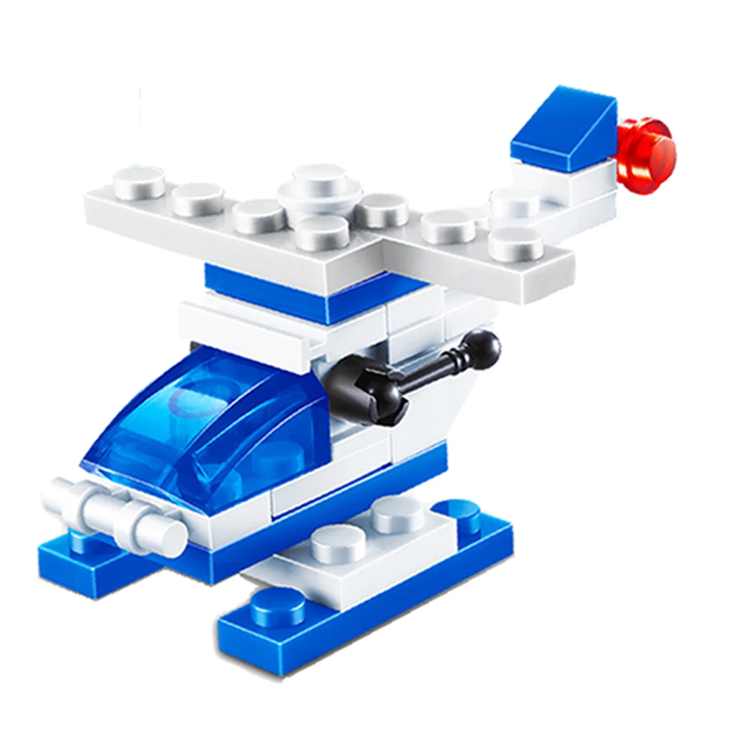 Пластиковые Мини DIY строительные блоки автомобиль пожарный двигатель модель для