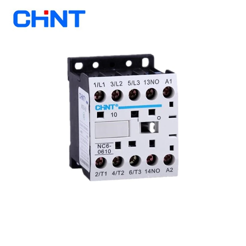 

CHINT AC Contactor NC6-0610 6A 1NO AC220V 24V 380V Normally Open