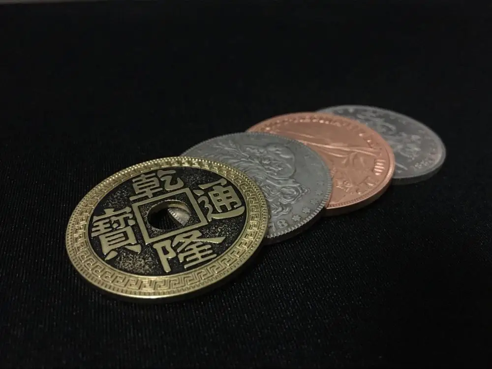 Новое поступление медная серебряная латунная транспозиция монета крупным