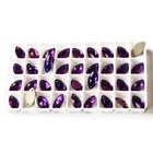 CTPA3bl 3223 фиолетовый бархат стеклянные стразы украшения плоская спинка пришить стразы s для одежды DIY украшения на платье